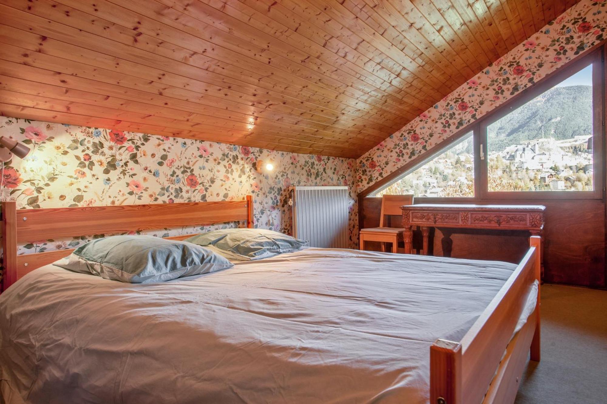 Chalet Confortable A Briancon Avec Vue Sur Montagne Exterior foto
