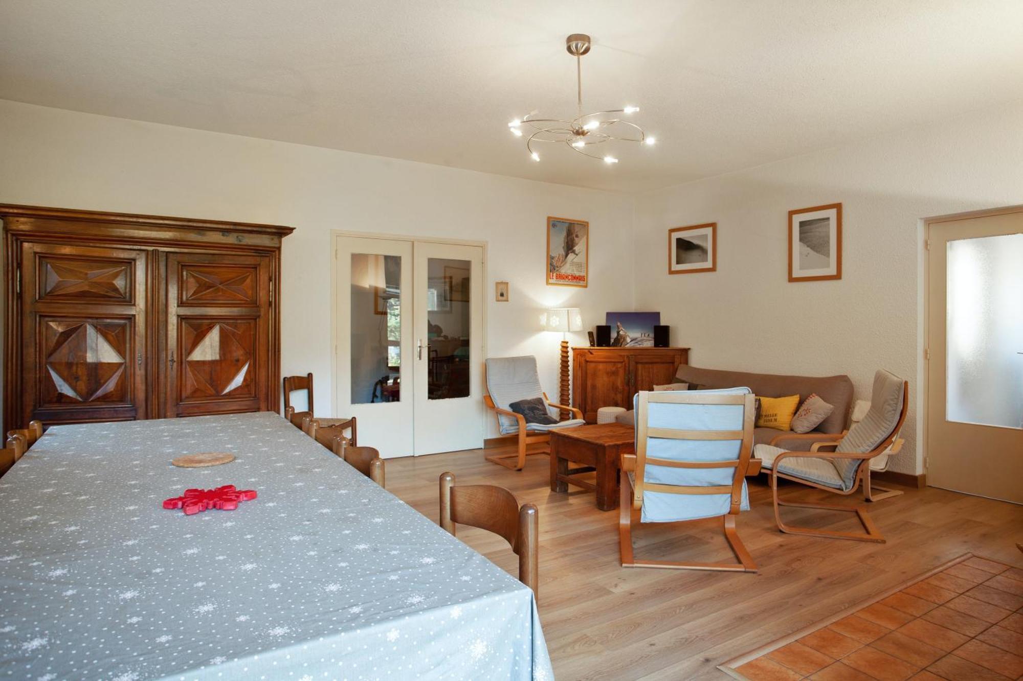 Chalet Confortable A Briancon Avec Vue Sur Montagne Exterior foto